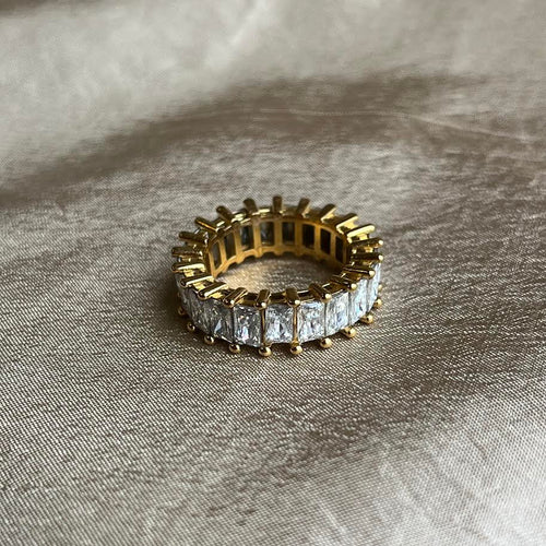 Clear Baguette Ring