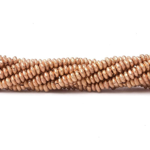 2.5mm Brushed Disc Beads