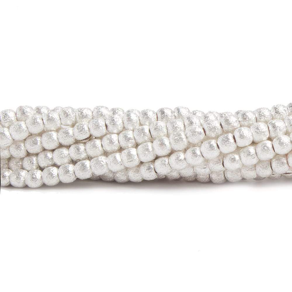 2mm Brushed Round Beads
