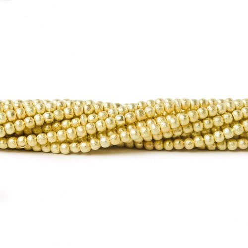 2mm Brushed Round Beads
