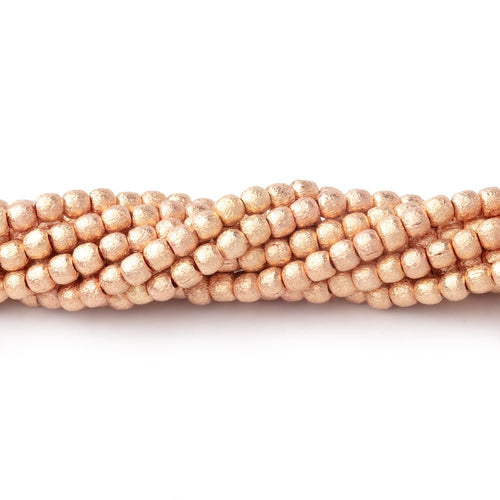 2mm Brushed Round Beads