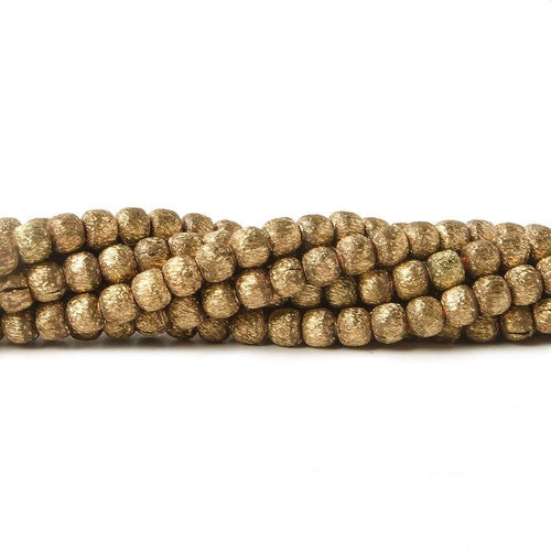 3mm Brushed Round Beads