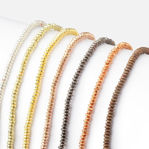 3mm Polished Disc Beads