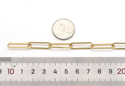 Long link Paperclip Chain Yard, sku#LS37