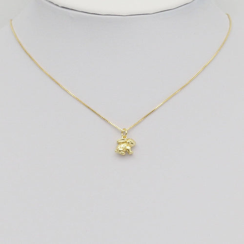 Gold Silver Cute 3D Rabbit Bunny Charm, Sku#Y888