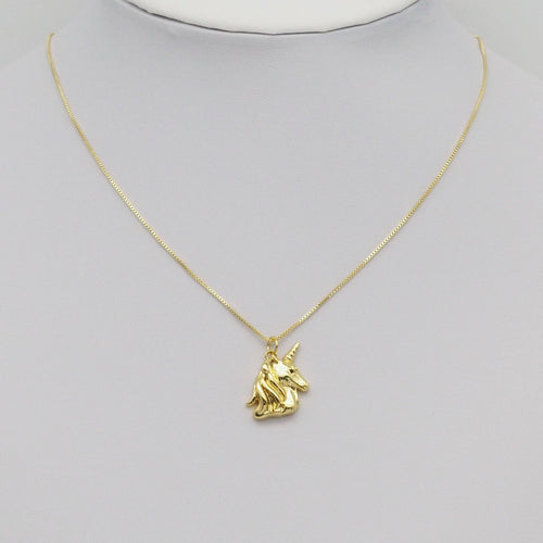 Gold Unicorn Charm, Sku#Y877