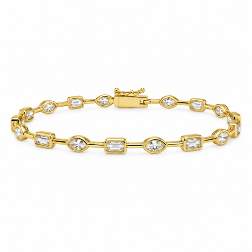 Serena Bezel Tennis Bracelet