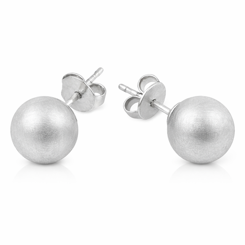 Brushed Allie Bead Stud