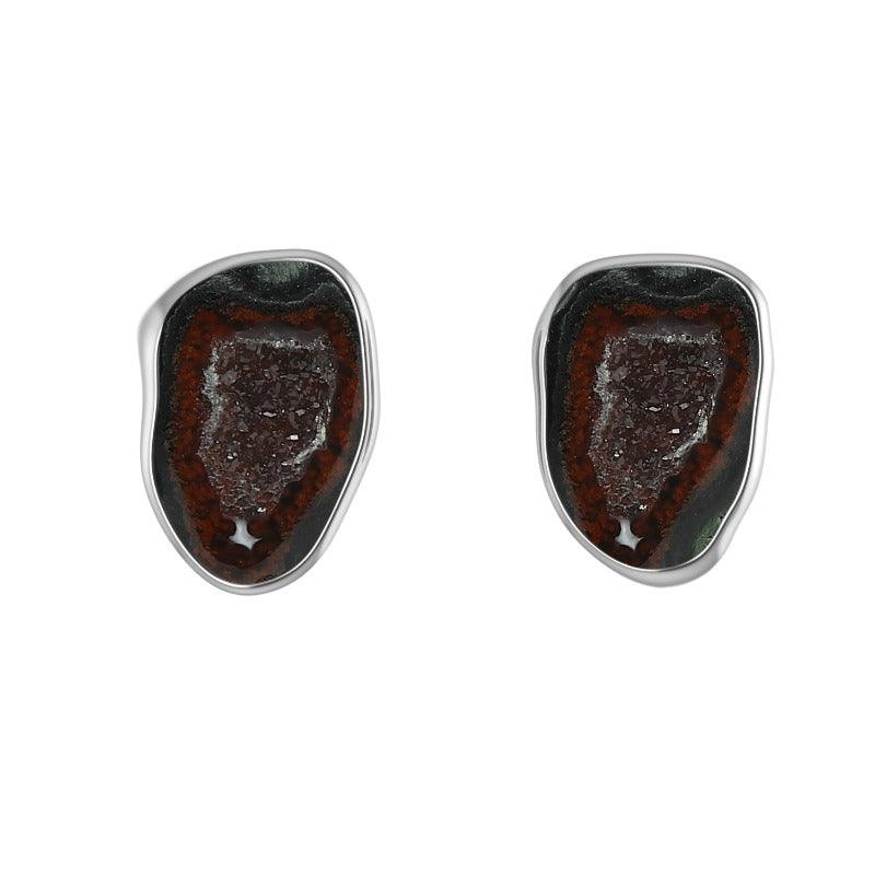 Geode Stud Earrings $35.00