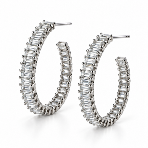 Hazel CZ Hoop