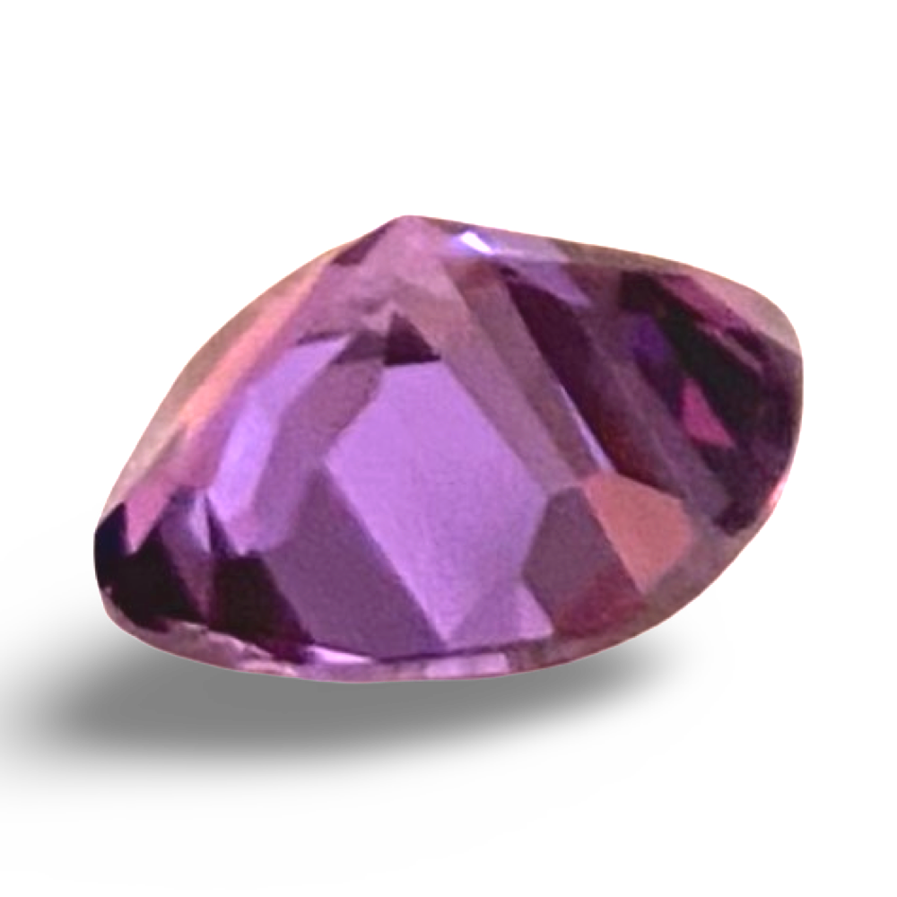 10mm Cushion Amethyst Cubic Zirconia AAAAA quality Lab-grown Loose Gemstones : Set of 2