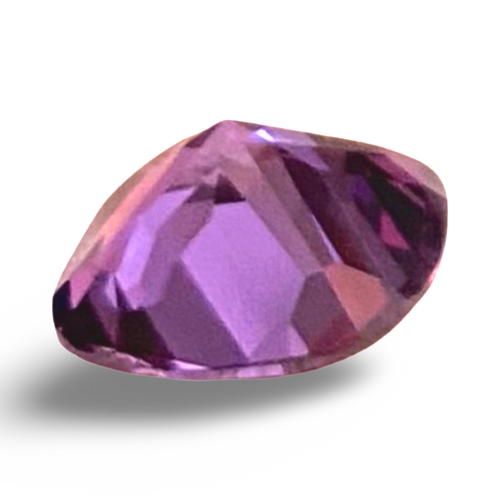 10mm Cushion Amethyst Cubic Zirconia AAAAA quality Lab-grown Loose Gemstones : Set of 2
