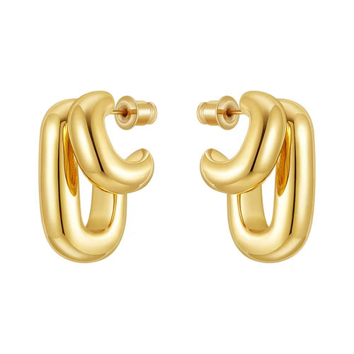 Hugo Double Hoop Earring