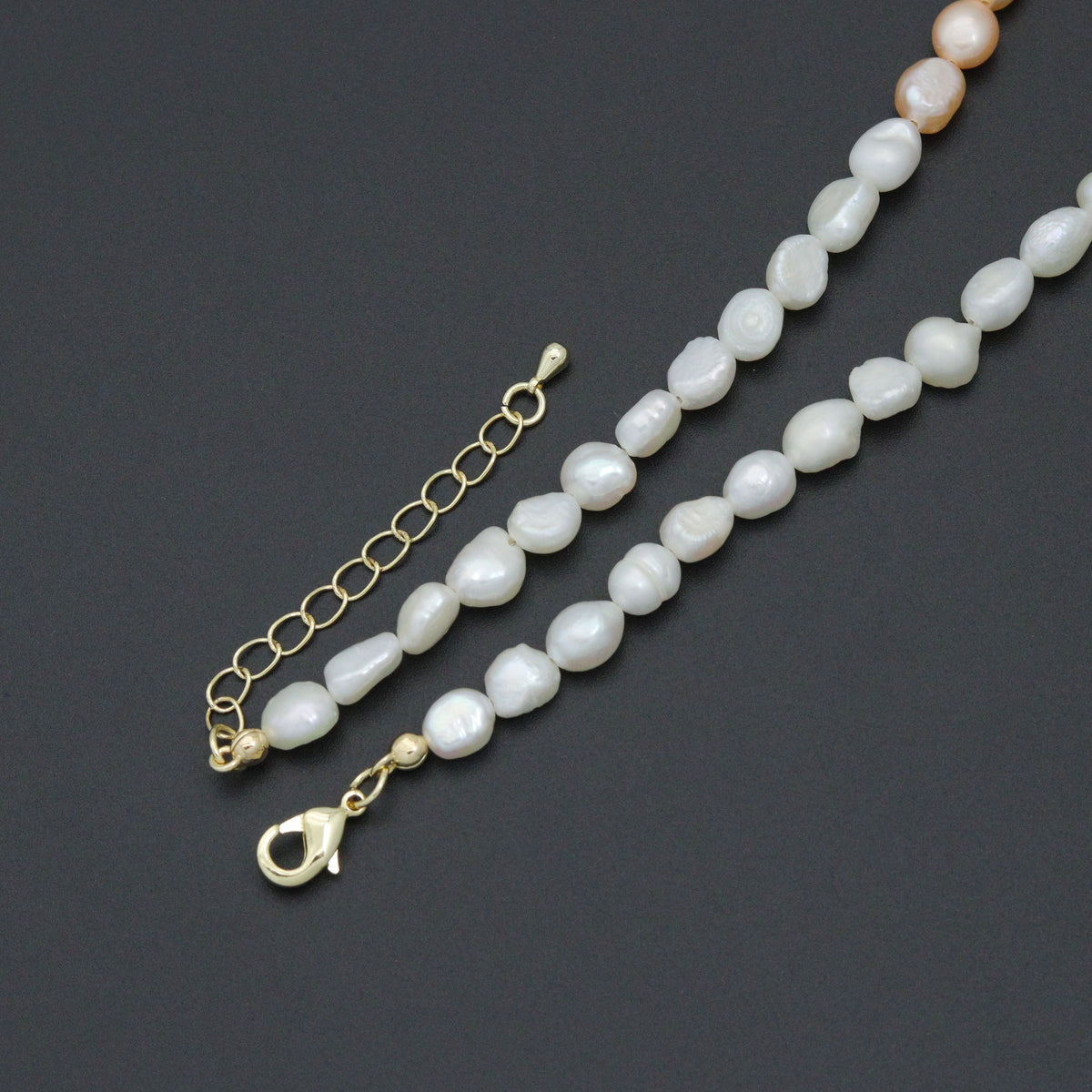 Multicolor Freshwater Pearl necklace Bracelet, Sku#EF805