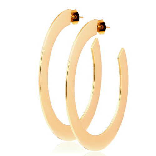 Jodie Large Flat Hoop