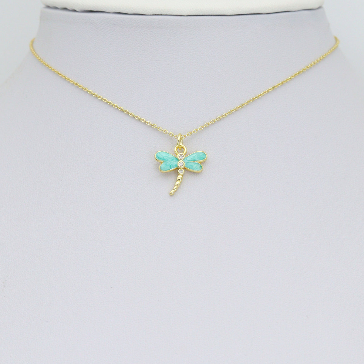 Colorful Enamel Dragonfly charm For Necklace Bracelet Jewelry Making Supply, Sku#LD767
