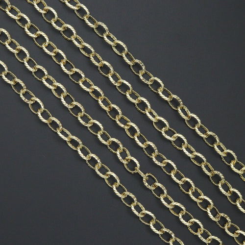 Wholesale Hammerd Large Oval link Chain by FT/Yard, sku#LX900