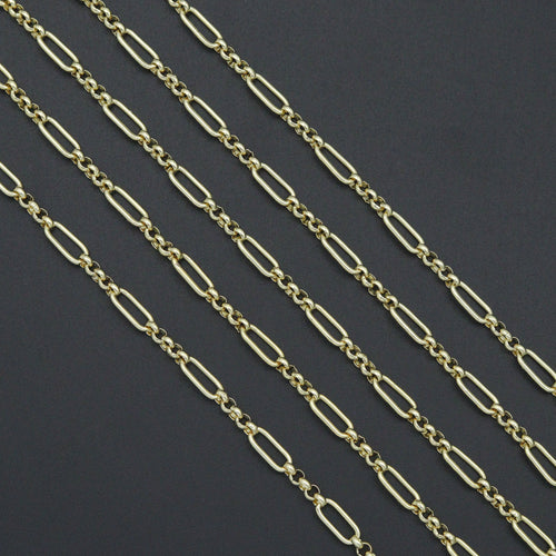 Wholesale Mixed Paperclip Chain By Yard, sku#LX909