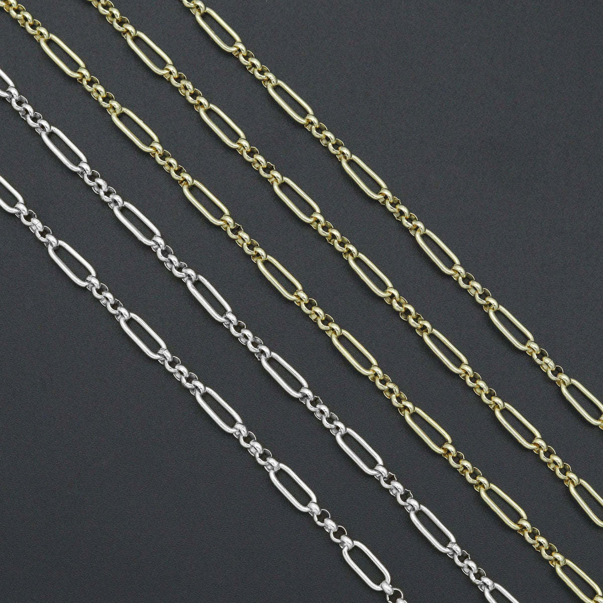 Wholesale Mixed Paperclip Chain By Yard, sku#LX909