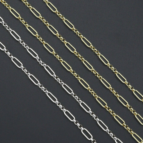 Wholesale Mixed Paperclip Chain By Yard, sku#LX909