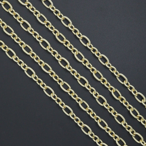 Wholesale Mixed Oval Link Chain by Yard, sku#LX914