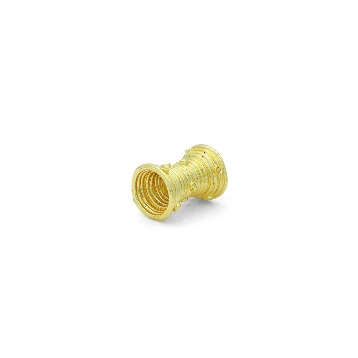 Gold Tube Shape Pendant charm for bracelet necklace making or scarf necklace, Sku#LX939