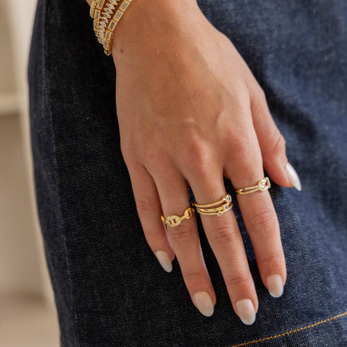 Rylynn Cz Knot Ring