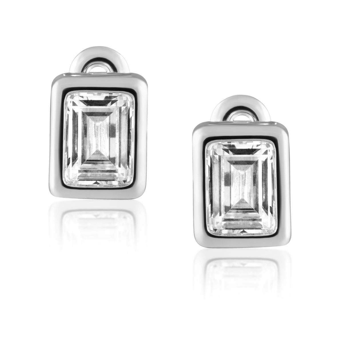 Laurel Bezel Stud