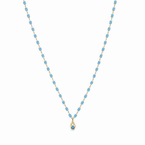 Turquoise Teardrop Necklace
