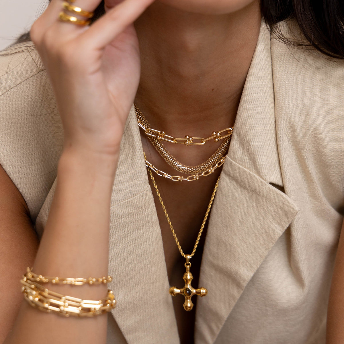 Ophelia Cross Necklace