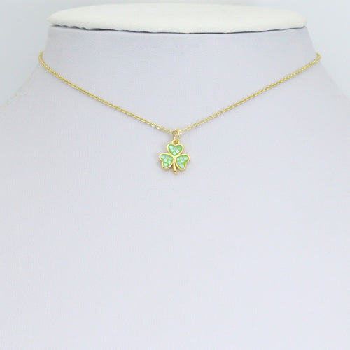 Mother of Pearl Clover Flower Pendant charm, Sku#WL25