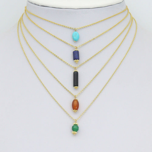 Gemstone Beads Pedant For Necklace Bracelet Jewelry Making Supply, Beads Charm, Sku#Y1063