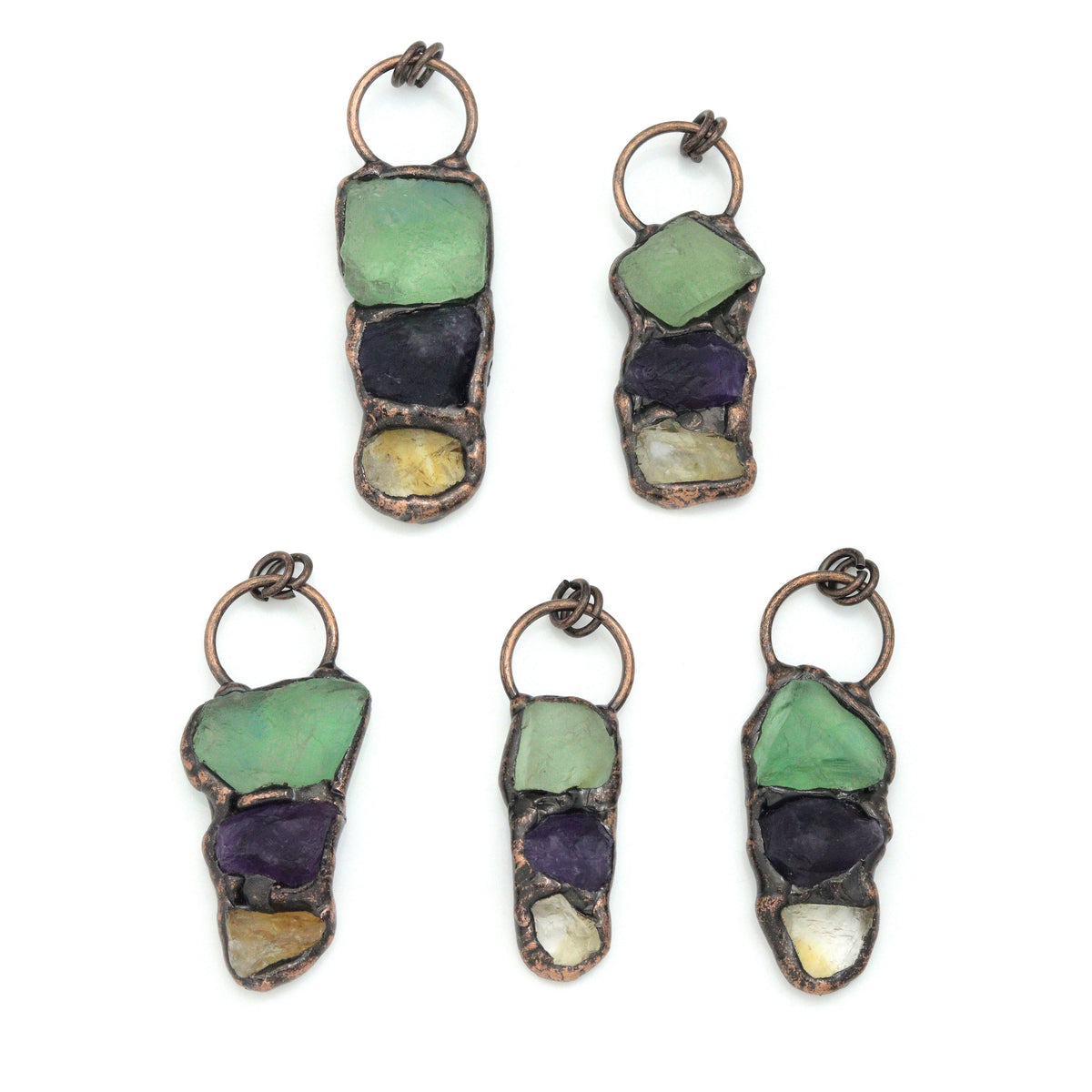 New!!! Natural Green Fluorite Pendant, Sku#YT07
