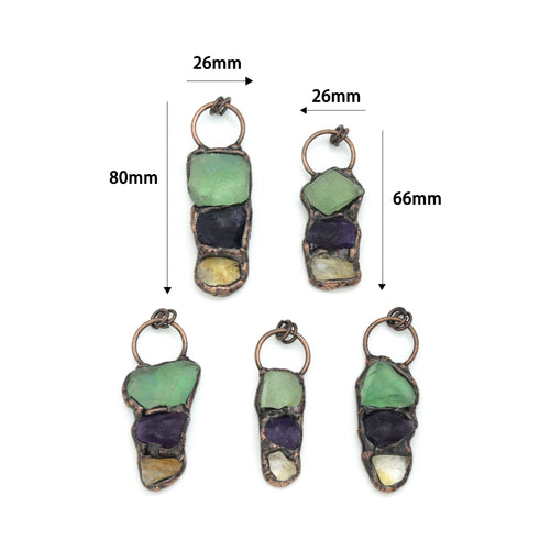 New!!! Natural Green Fluorite Pendant, Sku#YT07