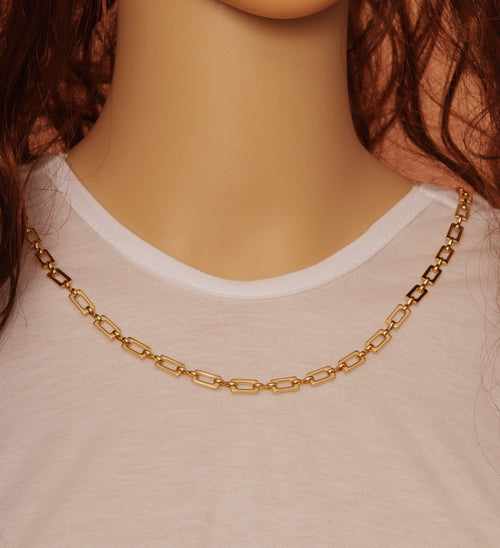 High Quality Rectangle Link Chain by Yard, sku#LS33