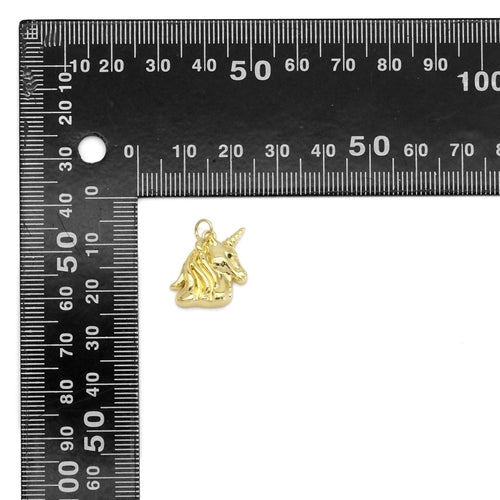 Gold Unicorn Charm, Sku#Y877