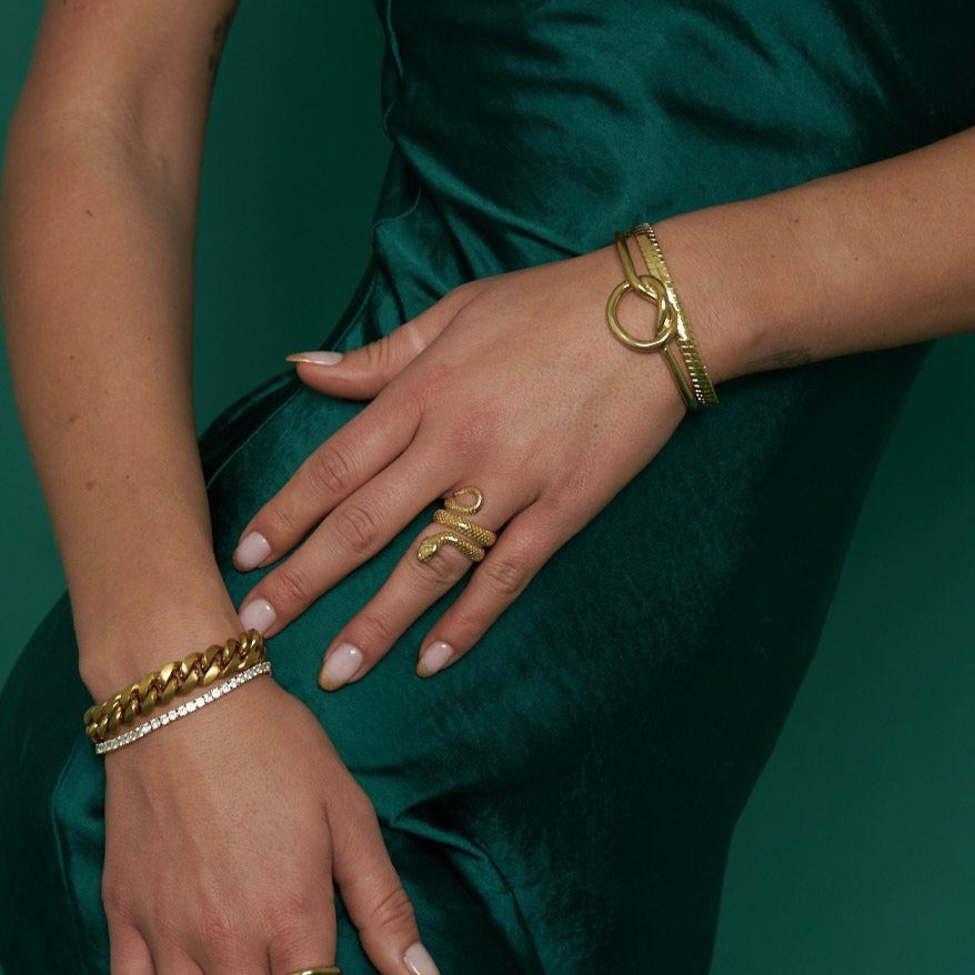 Cleo Snake Ring