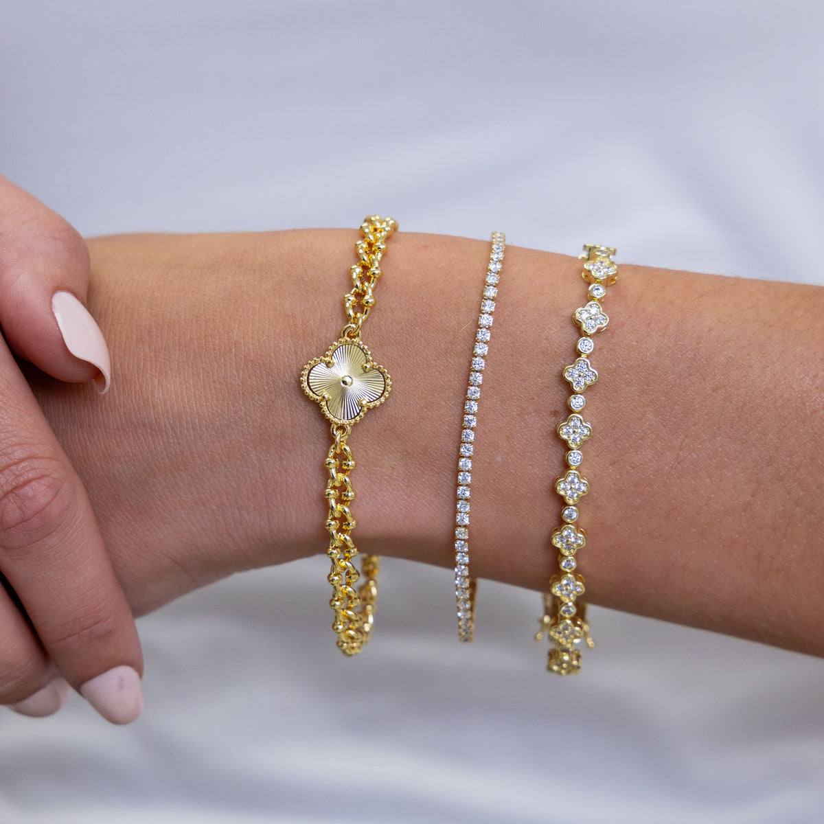 Dainty Gracie Tennis Bracelet