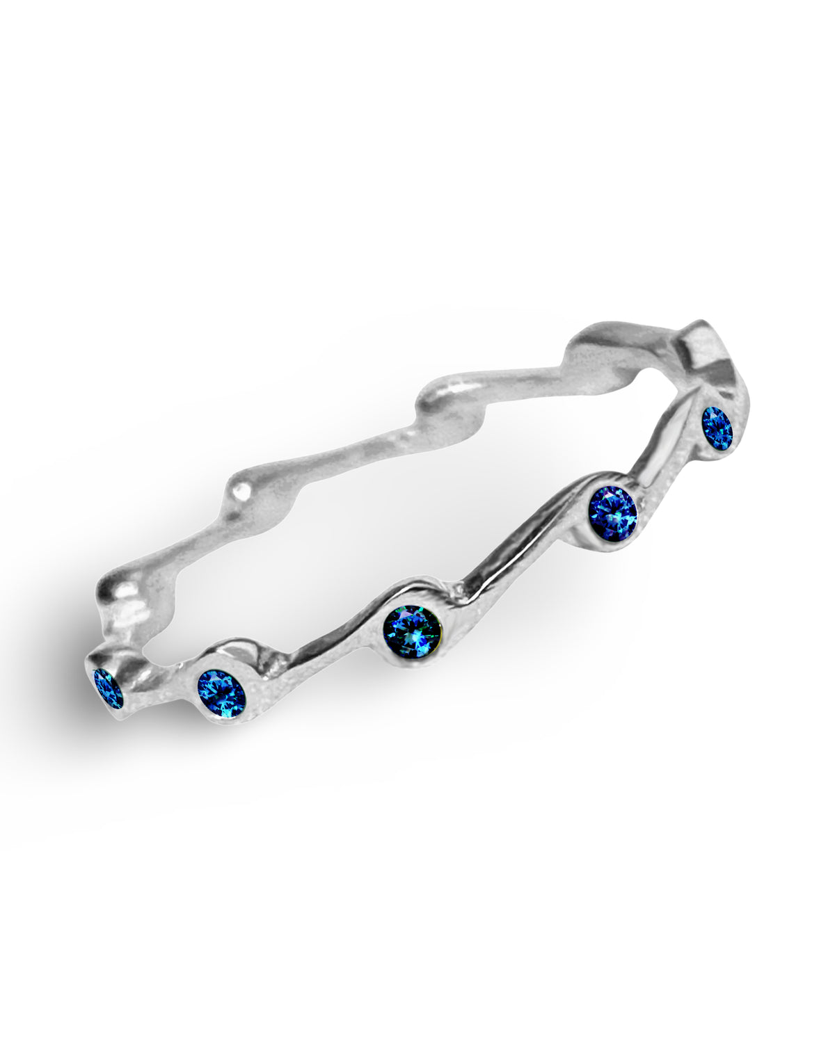 Sapphire Birthstone Stacker Ring